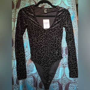Mesh Cheetah Bodysuit